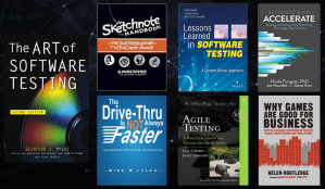 I participated in the book challenge during 7 days and I discovered a lot of interesting books that can help me in my career from testing to motivation stories and also sketchnoting and gamification in business.