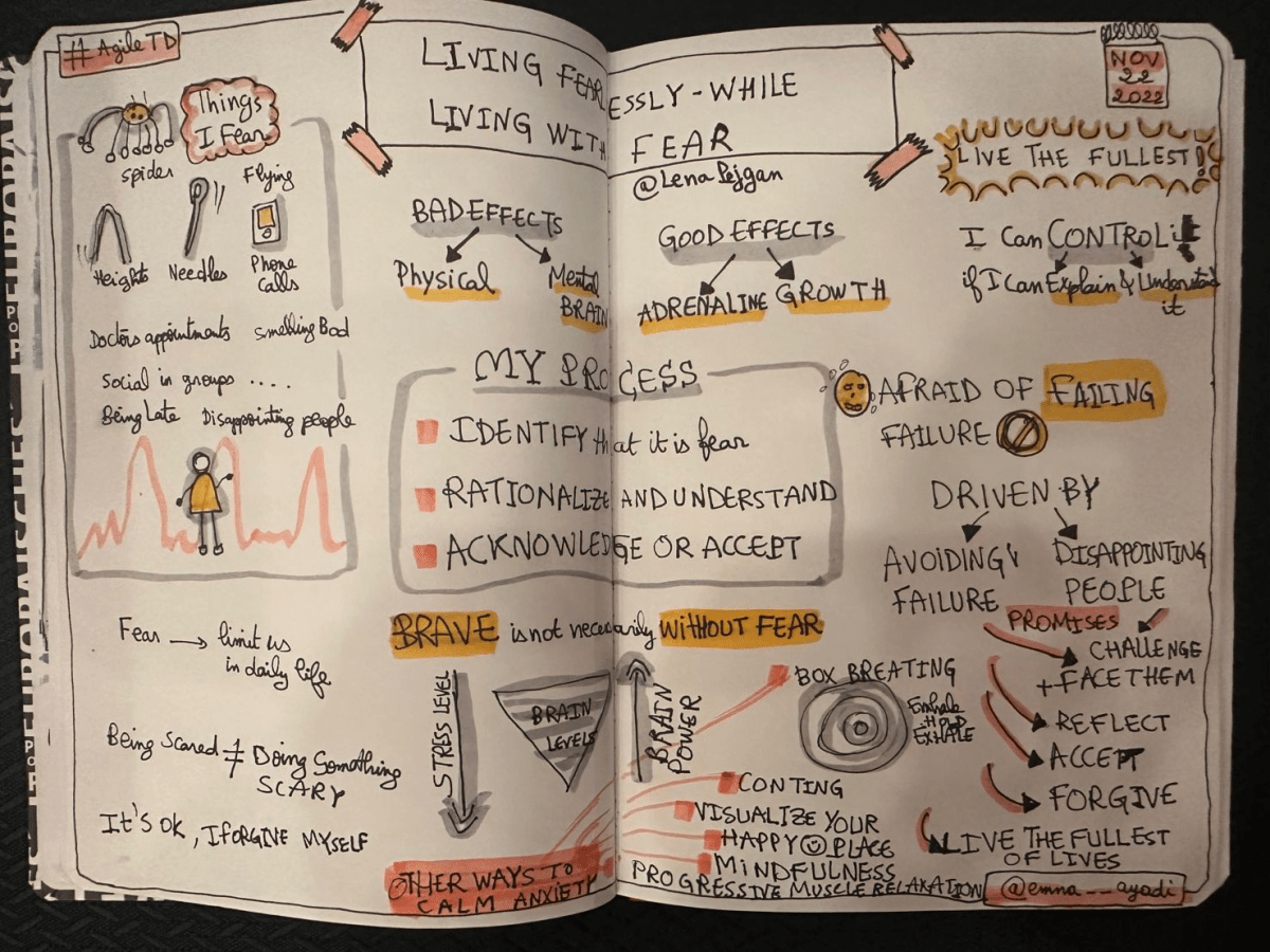 Living Fearlessly – While living with fear by Lena Wiberg (AgileTD&nbsp;2022)